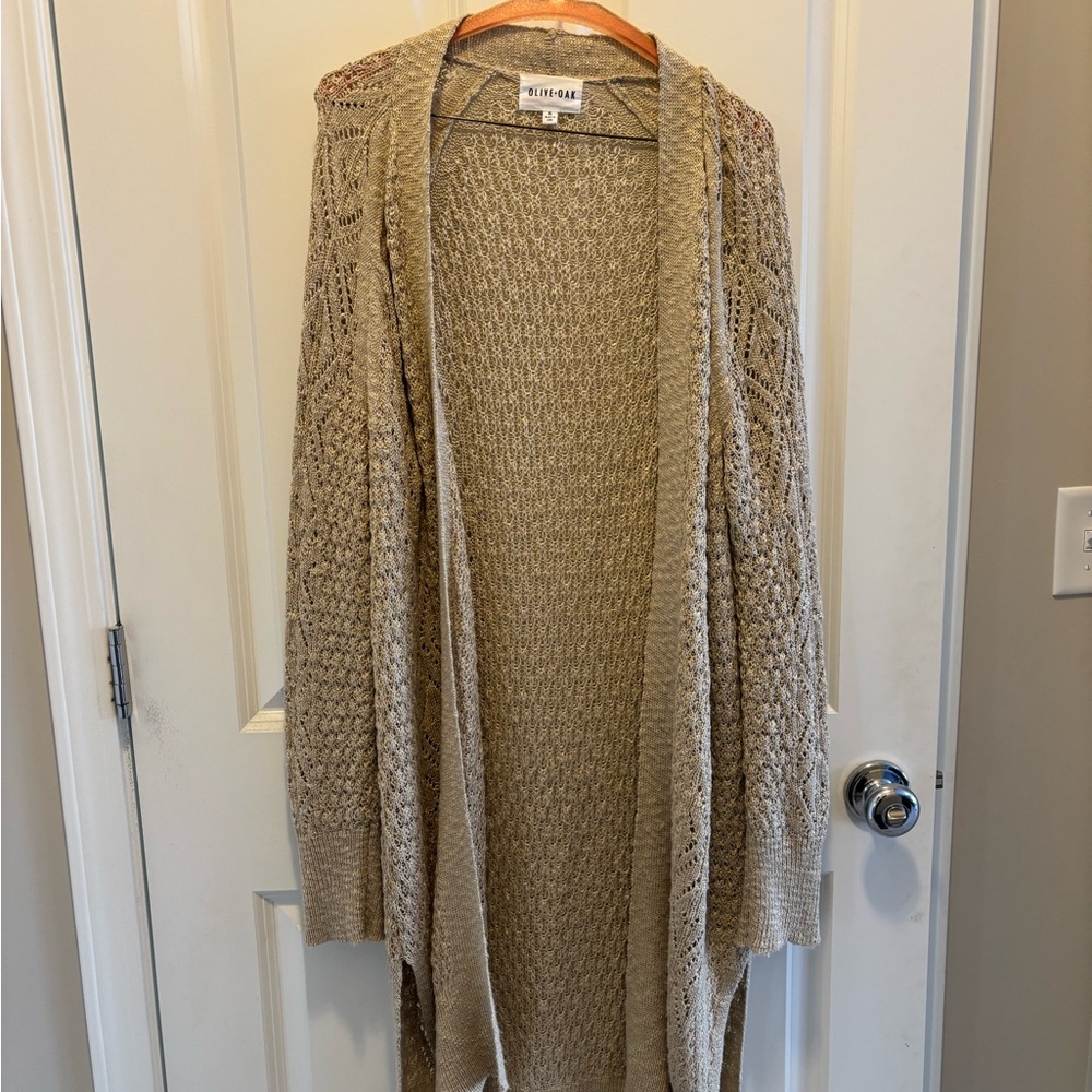 Olive & Oak Women's Tan Cardigan